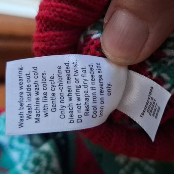 NWOT Ugly Christmas Sweater - Christmas Cow with Drink Holder XL - Picture 7 of 7